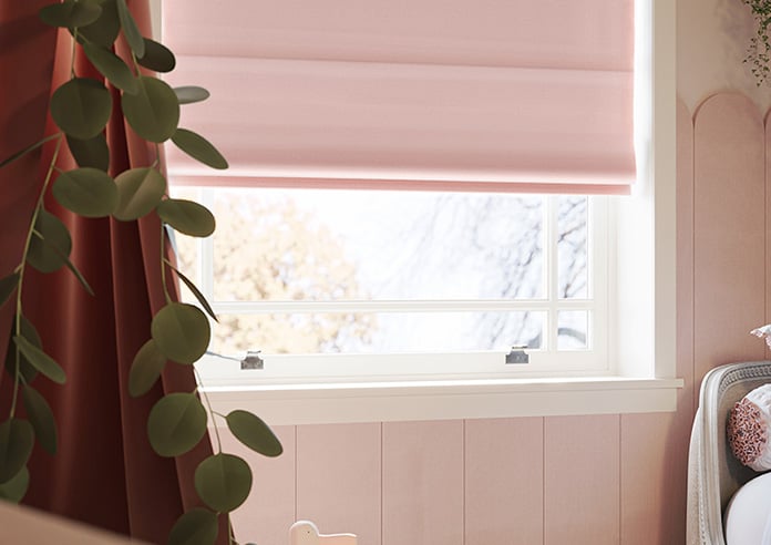 Oslo, Candy Floss - Twist&Fit Roman Blind - Image 5